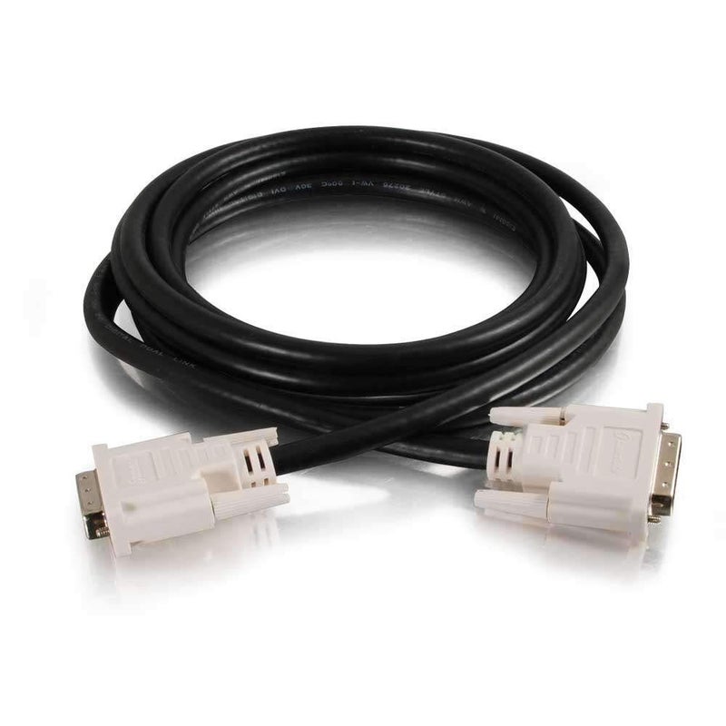 C2G Legrand DVI-D to DVI-D Video Cable, Male to Male Dual Link Digital Video Cable, Black Computer Cable, 2 Meter (6.6 Foot) Monitor Cable, 1 Count, C2G 26911 - Image 2